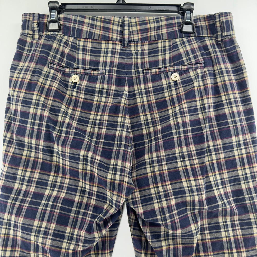 POLO RALPH LAUREN Lagenloook PREPPY Plaid Ankle Cropped TROUSERS Pants WOMENS 12 - Picture 7 of 10